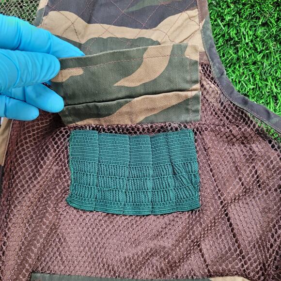 North West Territory Woodland Camo Hunting Fishing Vest Mens XL Game Bag - Picture 3 of 8